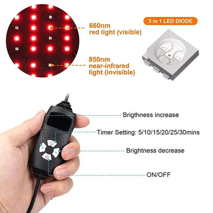 Red Light Therapy Cap – Infrared Hair Regrowth Hat for Thinning Hair, Hair Loss Prevention, Stress Relief Scalp Relaxati