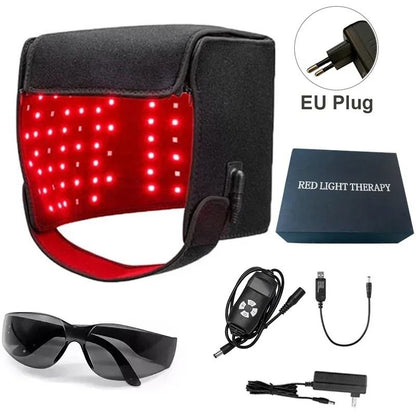 Red Light Therapy Cap – Infrared Hair Regrowth Hat for Thinning Hair, Hair Loss Prevention, Stress Relief Scalp Relaxati