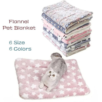 Soft Flannel Pet Mat for Dog or Cat Bed