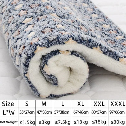 Soft Flannel Pet Mat for Dog or Cat Bed