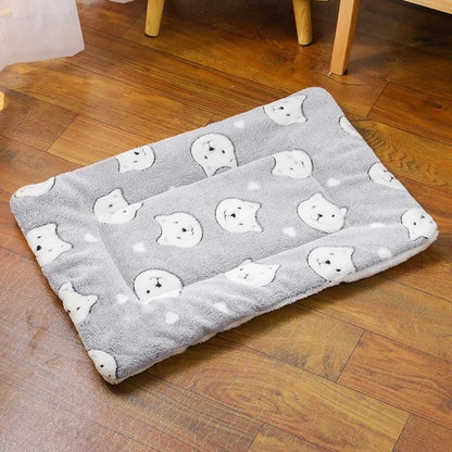 Soft Flannel Pet Mat for Dog or Cat Bed