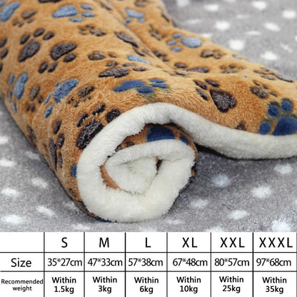 Soft Flannel Pet Mat for Dog or Cat Bed