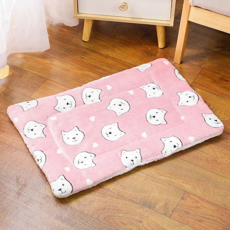 Soft Flannel Pet Mat for Dog or Cat Bed