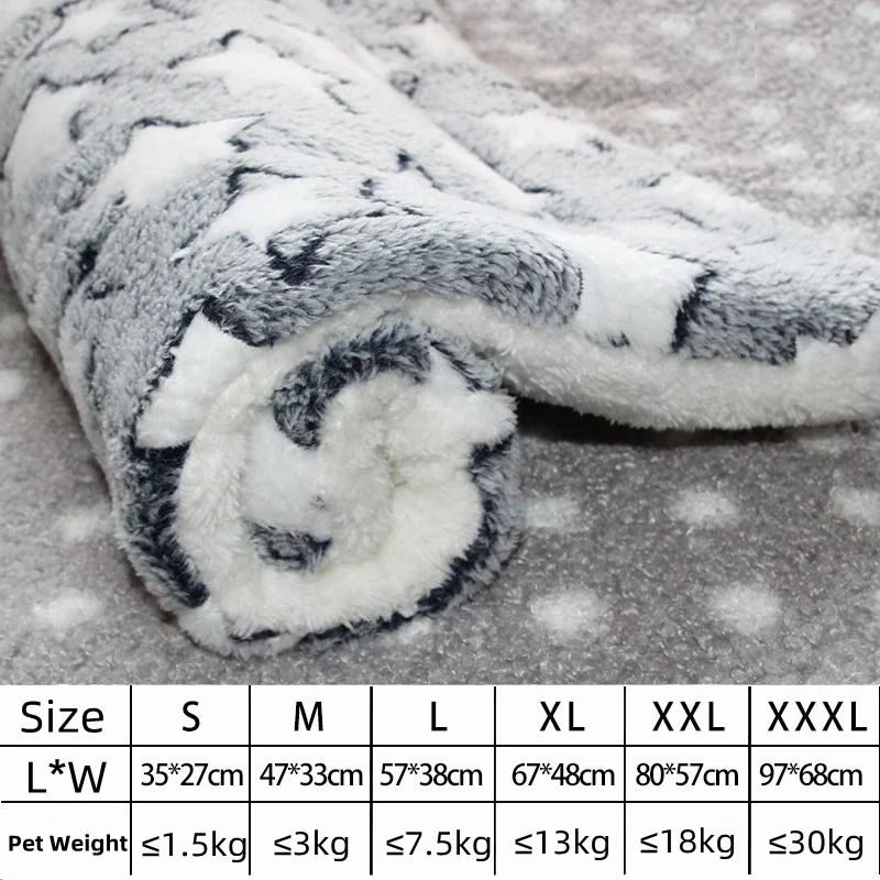 Soft Flannel Pet Mat for Dog or Cat Bed