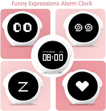 Childrens Digital Alarm Clock – Cute Cartoon LED Table Clock with Light, Temperature Display, and Snooze Function