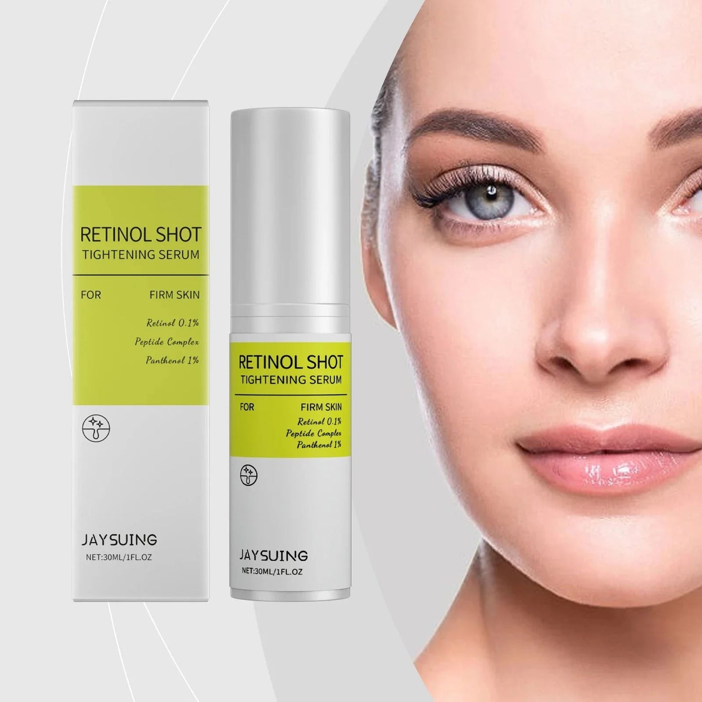 Korean Retinol Wrinkle Remover Cream – Tightening and Firming Anti-Aging Serum for Fine Lines, Pore Care