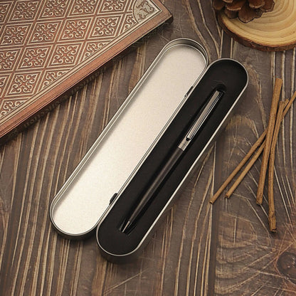 Luxury Wood and Metal Ballpoint Pen with Case