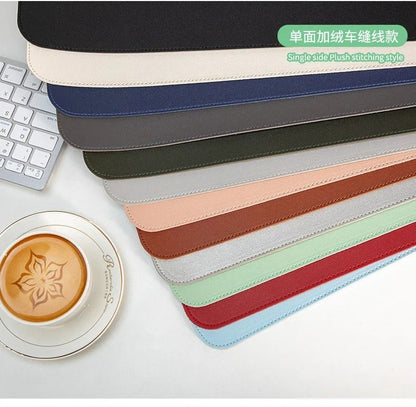 Waterproof PU Suede Mouse Pad and Desk Mat
