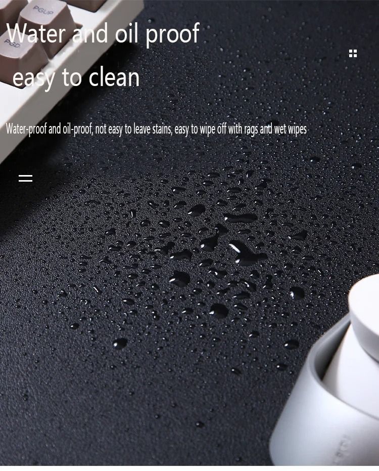 Waterproof PU Suede Mouse Pad and Desk Mat