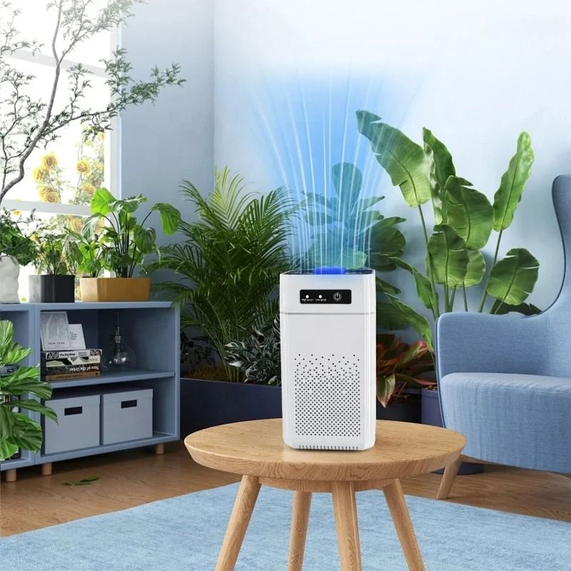 Professional Home Air Purifier with Activated Carbon Negative Ions – Quiet Formaldehyde and Odor Remover for Home or O