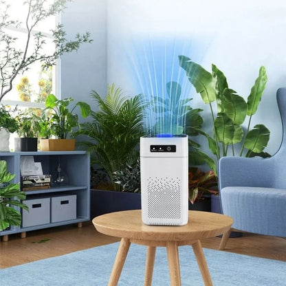 Professional Home Air Purifier with Activated Carbon Negative Ions – Quiet Formaldehyde and Odor Remover for Home or O