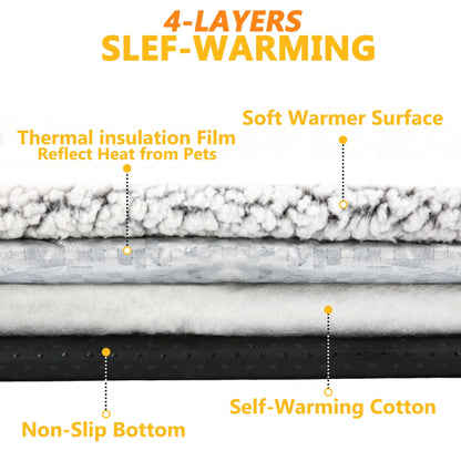 Self Heating Pet Cushion Mat for Dogs and Cats