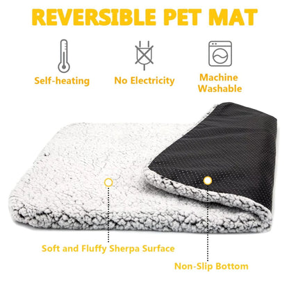 Self Heating Pet Cushion Mat for Dogs and Cats