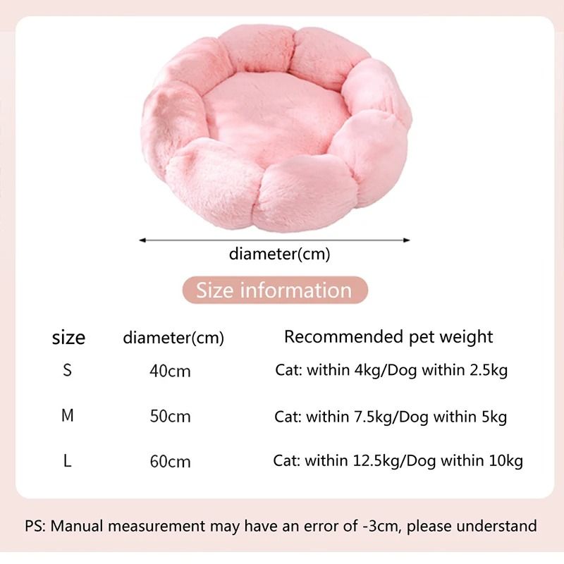 Winter Soft Plush Pet Sleeping Cushion for Dogs and Cats