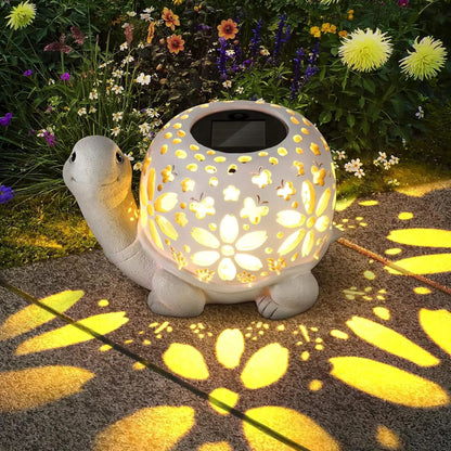 Unique Female Solar Outdoor Statue With Light, Garden Statue for Mom, Perfect Birthday Gift for Spring Decoration