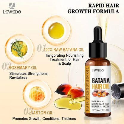 Pure Batana Oil for Fast Hair Growth and Deep Nourishment
