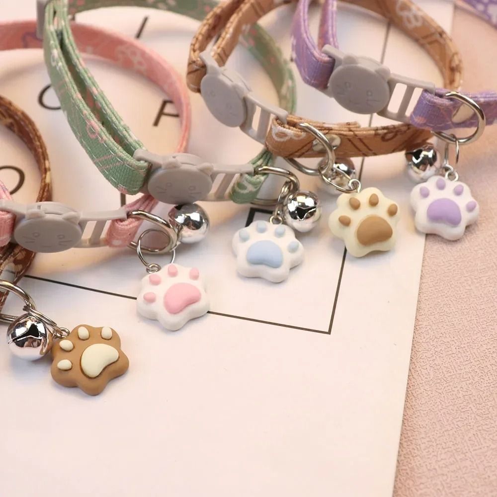 Adjustable Pet Collar with Bell for Small Dogs and Cats