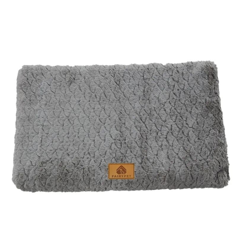 Plush Foam Pet Bed with Washable Cover
