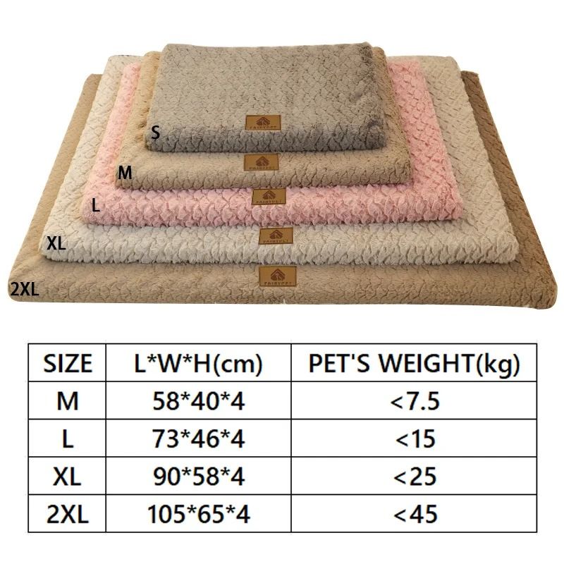 Plush Foam Pet Bed with Washable Cover