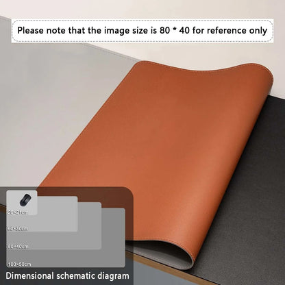 Large PU Leather Desk Mat Waterproof Office and Gaming Mouse Pad
