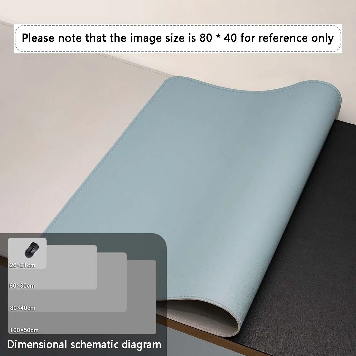 Large PU Leather Desk Mat Waterproof Office and Gaming Mouse Pad