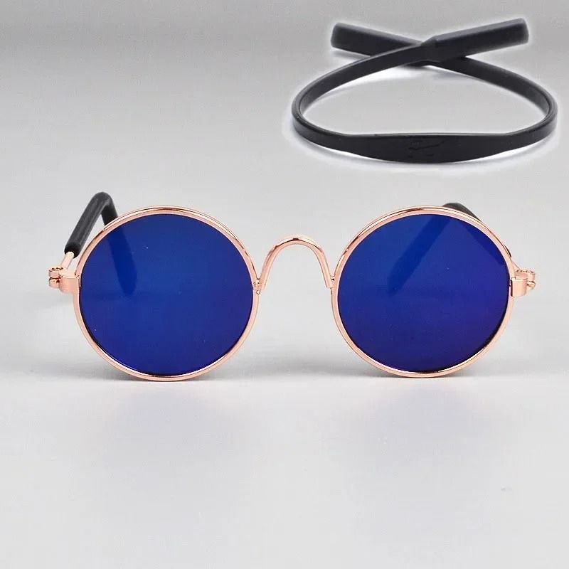 Cute Pet Sunglasses for Cats and Small Dogs UV Protection Summer Photo Props