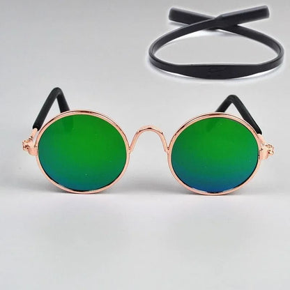 Cute Pet Sunglasses for Cats and Small Dogs UV Protection Summer Photo Props