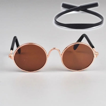 Cute Pet Sunglasses for Cats and Small Dogs UV Protection Summer Photo Props