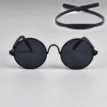Cute Pet Sunglasses for Cats and Small Dogs UV Protection Summer Photo Props