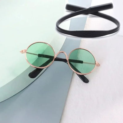 Cute Pet Sunglasses for Cats and Small Dogs UV Protection Summer Photo Props