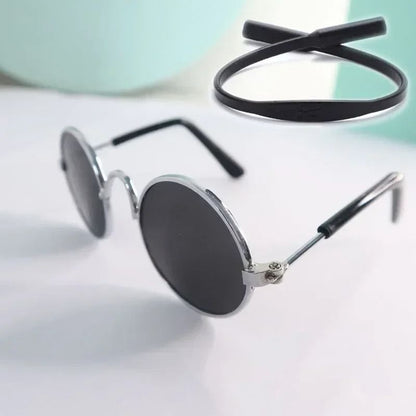 Cute Pet Sunglasses for Cats and Small Dogs UV Protection Summer Photo Props