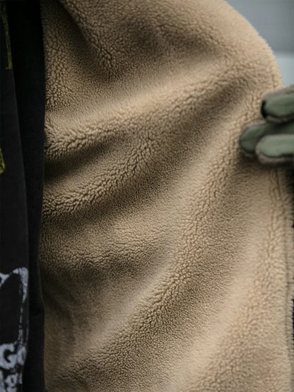 Vintage Polar Fleece Winter Jacket for Men