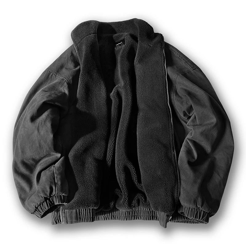 Vintage Polar Fleece Winter Jacket for Men