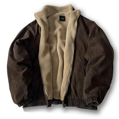 Vintage Polar Fleece Winter Jacket for Men