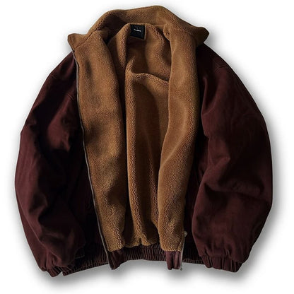 Vintage Polar Fleece Winter Jacket for Men