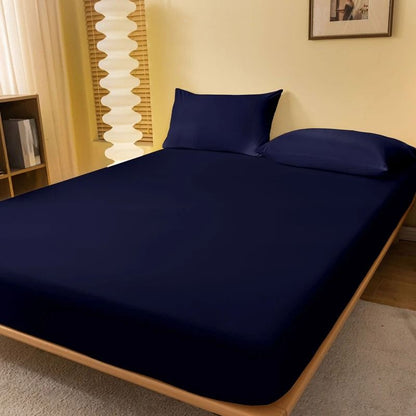 Solid Color Matte Bed Sheet 1 Piece Bed Cover for Bedroom Bedding Excluding Pillowcases