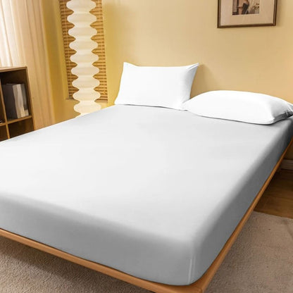 Solid Color Matte Bed Sheet 1 Piece Bed Cover for Bedroom Bedding Excluding Pillowcases