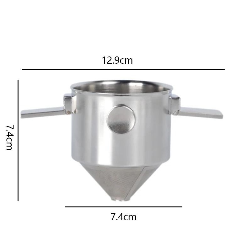 304 Stainless Steel Hanging Ear Pour-Over Coffee Filter Cup Portable Funnel Coffee Utensil