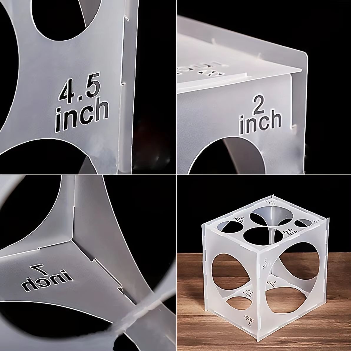 Balloon Size Measurement Box – Perfect Balloon Sizer Tool for Weddings, Parties & Events