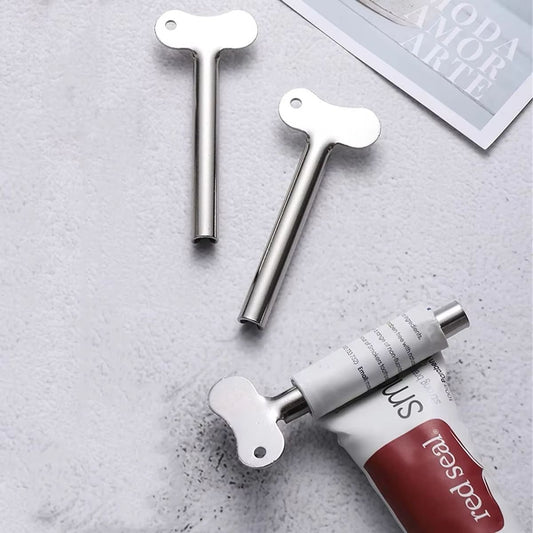 Stainless Steel Toothpaste Tube Squeezer – Durable Roller Dispenser for Effortless Tube Use