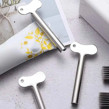 Stainless Steel Toothpaste Tube Squeezer – Durable Roller Dispenser for Effortless Tube Use
