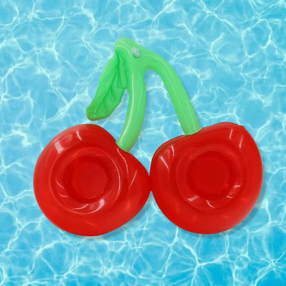 Inflatable Cherry Drink Holder – Fun Floating Pool Cup Holder for Drinks, Perfect Pool Party Accessory