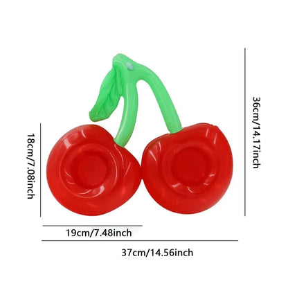 Inflatable Cherry Drink Holder – Fun Floating Pool Cup Holder for Drinks, Perfect Pool Party Accessory