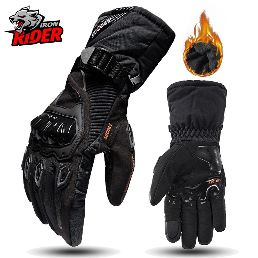 Motorcycle Gloves Windproof Waterproof Men Motorbike Riding Touchscreen Motocross Winter