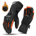 orange gloves