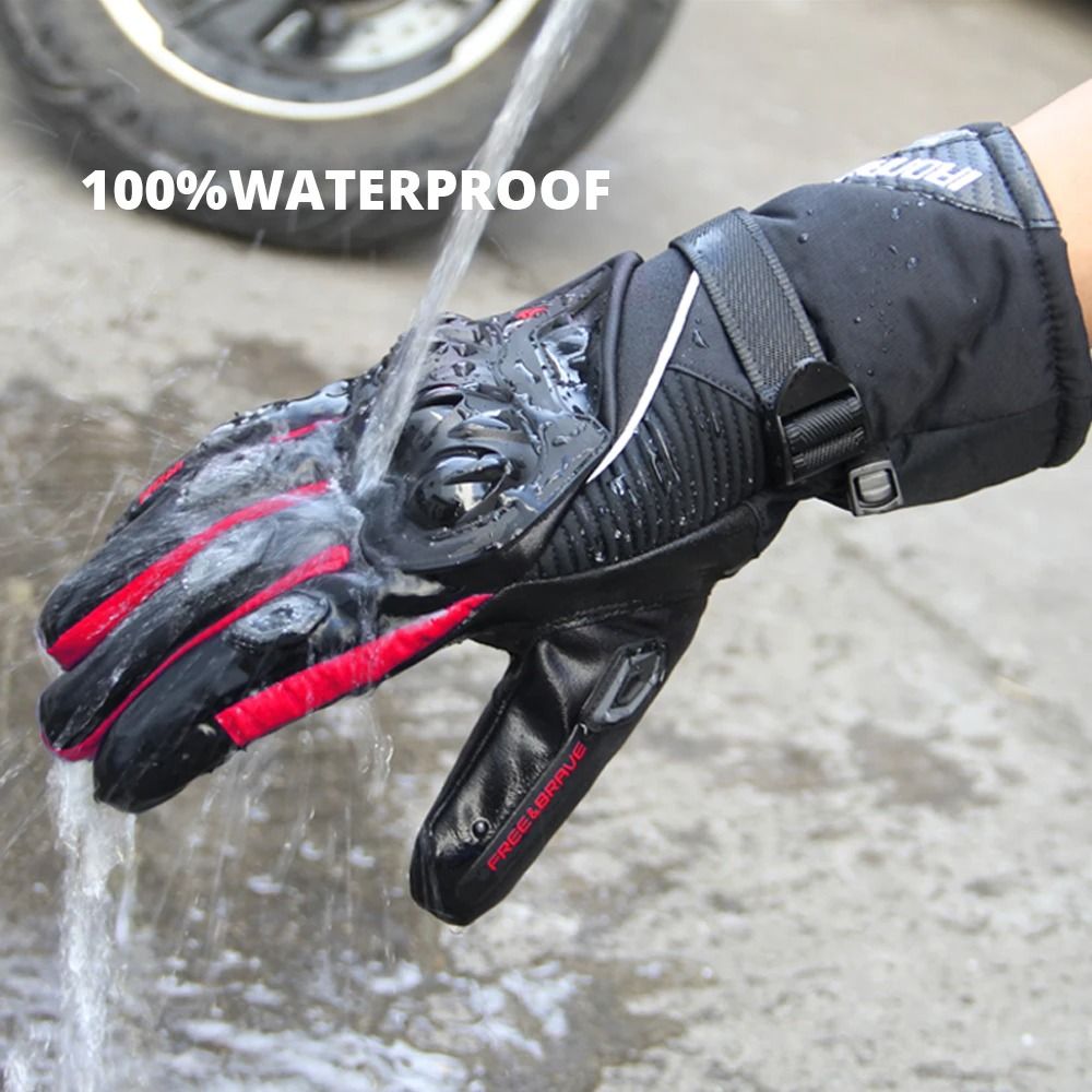 Motorcycle Gloves Windproof Waterproof Men Motorbike Riding Touchscreen Motocross Winter