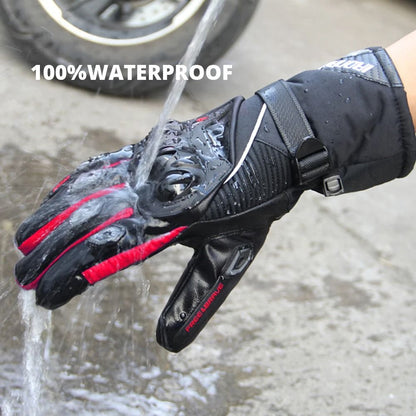 Motorcycle Gloves Windproof Waterproof Men Motorbike Riding Touchscreen Motocross Winter