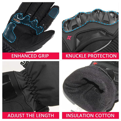 Motorcycle Gloves Windproof Waterproof Men Motorbike Riding Touchscreen Motocross Winter