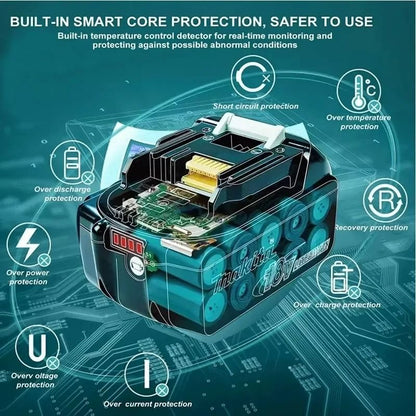 18V 9.0Ah Rechargeable Battery for Cordless Power Tools BL1830 BL1840 BL1850 BL1860B