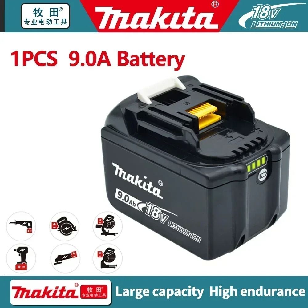 18V 9.0Ah Rechargeable Battery for Cordless Power Tools BL1830 BL1840 BL1850 BL1860B